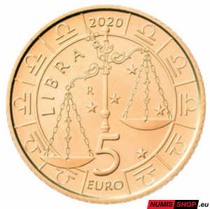 5 euro San Maríno 2020 - Lunárny kalendár - váhy