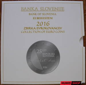 Sada Slovinsko 2016 + 2 euro + 3 euro - PROOF