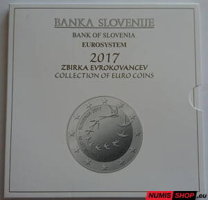 Sada Slovinsko 2017 + 2 euro + 3 euro - PROOF