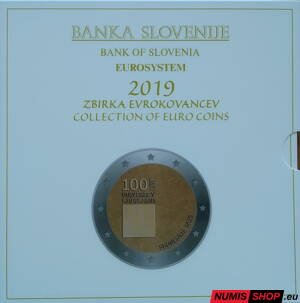 Sada Slovinsko 2019 + 2 euro + 3 euro - PROOF