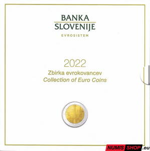 Sada Slovinsko 2022 + 2 euro + 3 euro