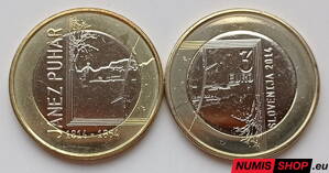 Slovinsko 3 euro 2014 - Janez Puhar - UNC 