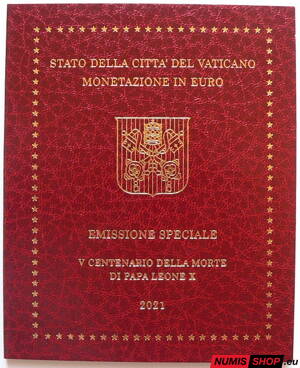 Vatikán sada 2021 + 5 euro Lev X.