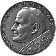Medaila - Ján Pavol II.