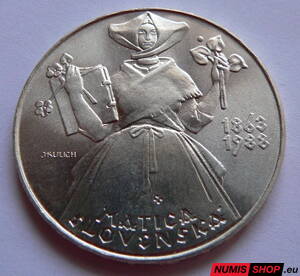 500 Kčs ČSSR 1988 - Matica slovenská