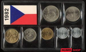 Sada mincí ČSSR 1982