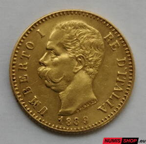 20 lire Taliansko - 1889