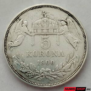 RU - František Jozef I. - 5 korona 1900 KB