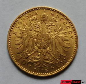 RU - František Jozef I. - 10 korona 1905 bz