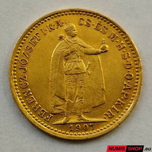 RU - František Jozef I. - 10 korona 1907 KB