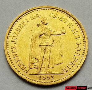 RU - František Jozef I. - 10 koruna 1892 KB