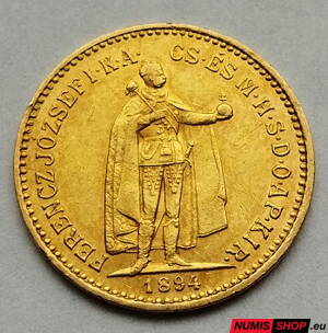 RU - František Jozef I. - 10 koruna 1894 KB