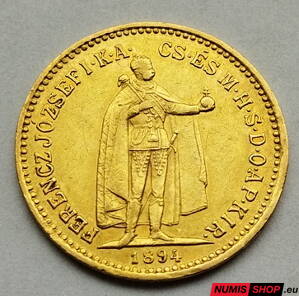 RU - František Jozef I. - 10 koruna 1894 KB