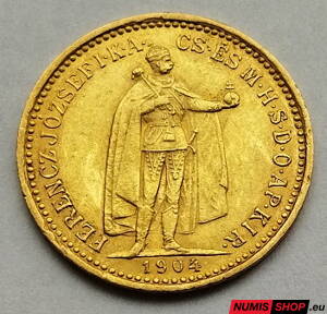 RU - František Jozef I. - 10 koruna 1904 KB