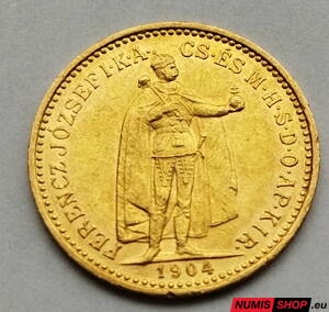 RU - František Jozef I. - 10 koruna 1904 KB