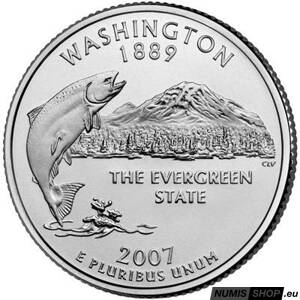USA Quarter 2007 - Washington - P - UNC