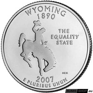USA Quarter 2007 - Wyoming - D - UNC