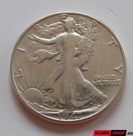 USA - half dollar - 1947 - Walking liberty