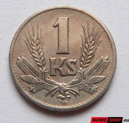 1 koruna SR 1942 var.