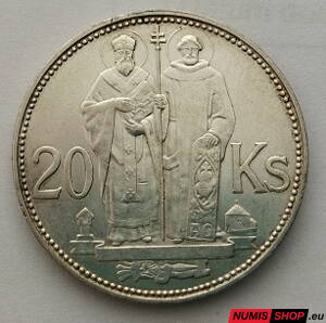 20 koruna SR 1941 var. dvojkríž