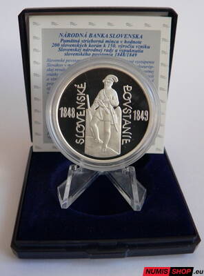 200 Sk Slovensko 1998 - Povstanie - PROOF
