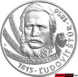 10 eur Slovensko 2015 - Ľudovít Štúr - BK