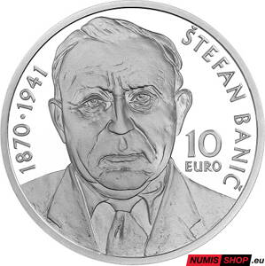 10 eur Slovensko 2020 - Štefan Banič - PROOF