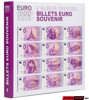 Album na 0 euro francúzske bankovky souvenir s predtlačou - č. 1 + BONUS