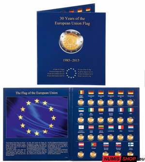 Album na spoločné vydanie 2 euro - 30 rokov vlajky EÚ