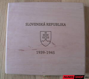 Kazeta na mince Slovenská republika 1939 - 1945