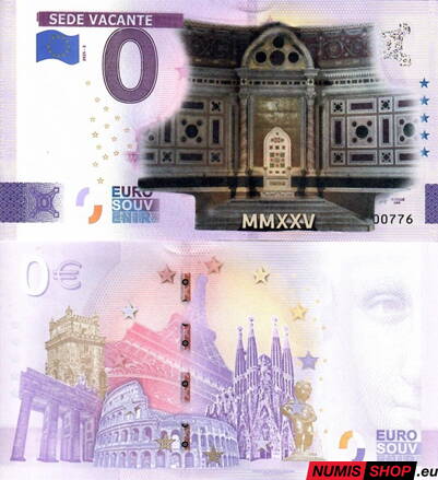 COLOR - 0 euro souvenir - 2025 - Sede Vacante