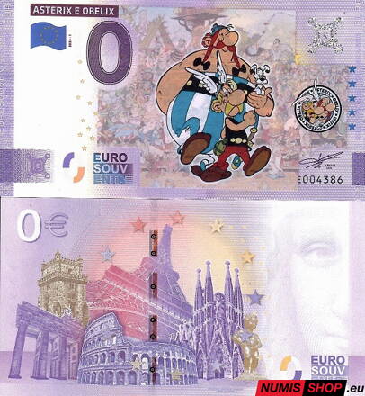 COLOR - 0 euro souvenir - 2025 - Asterix a Obelix