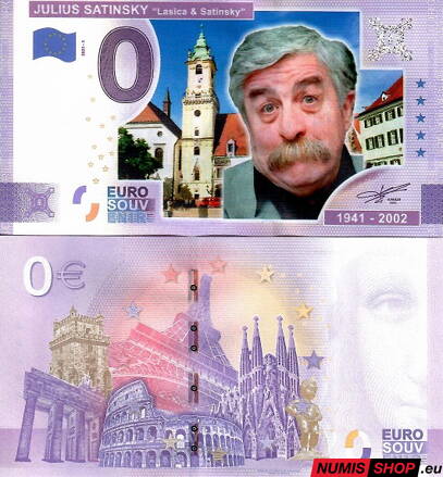 COLOR - 0 euro souvenir - 2025 - Július Satinský