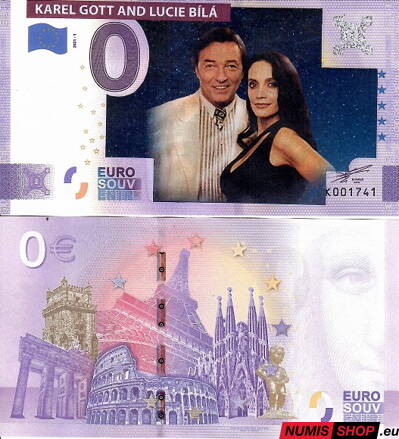 COLOR - 0 euro souvenir - 2025 - Karel Gott a Lucie Bílá