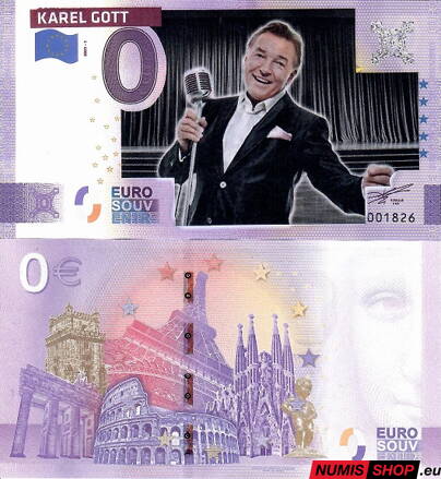 COLOR - 0 euro souvenir - 2025 - Karel Gott