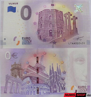 Fínsko - 0 euro souvenir - Vilnius