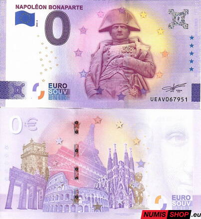 Francúzsko - 0 euro souvenir - Napoléon Bonaparte