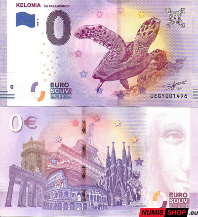 Francúzsko - 0 euro souvenir - Kelonia