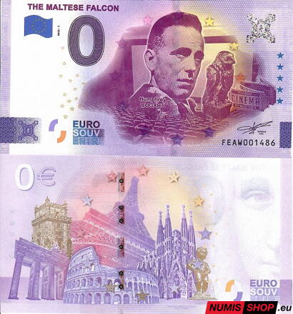 Malta - 0 euro souvenir - The Maltese Falcon