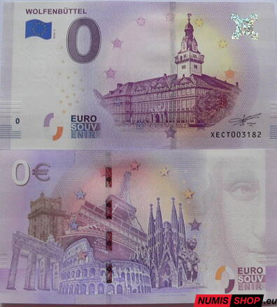 Nemecko - 0 euro souvenir - Wolfenbuttel