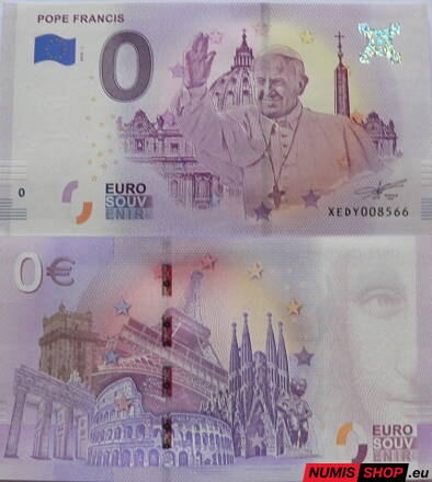 Nemecko - 0 euro souvenir - Pope Francis