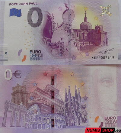 Nemecko - 0 euro souvenir - Pope John Paul I