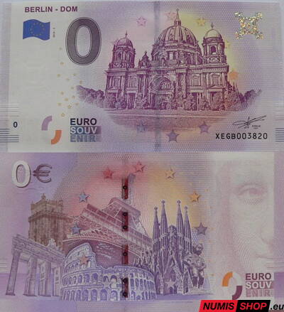 Nemecko - 0 euro souvenir - Berlin - Dom