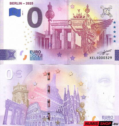 Nemecko - 0 euro souvenir - Berlin 2025