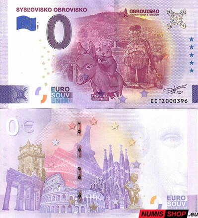 Slovensko - 0 euro souvenir - Sysľovisko Obrovisko 2025