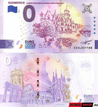 Slovensko - 0 euro souvenir - Budmerice
