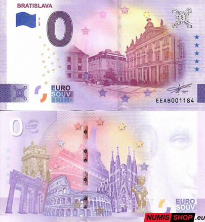 Slovensko - 0 euro souvenir - Primaciálny palác