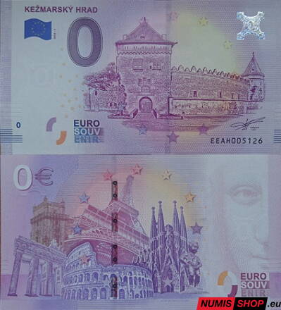 Slovensko - 0 euro souvenir - Kežmarský hrad
