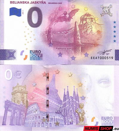 Slovensko - 0 euro souvenir - Belianska jaskyňa 2025