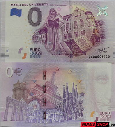 Slovensko - 0 euro souvenir - Matej Bel University